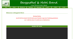 Desktop Screenshot of berggasthofbrend.de