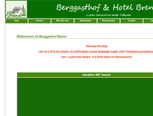 Tablet Screenshot of berggasthofbrend.de